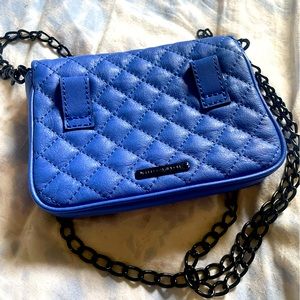 REBECCA MINKOFF LITTLE BLUE QUILTED PURSE